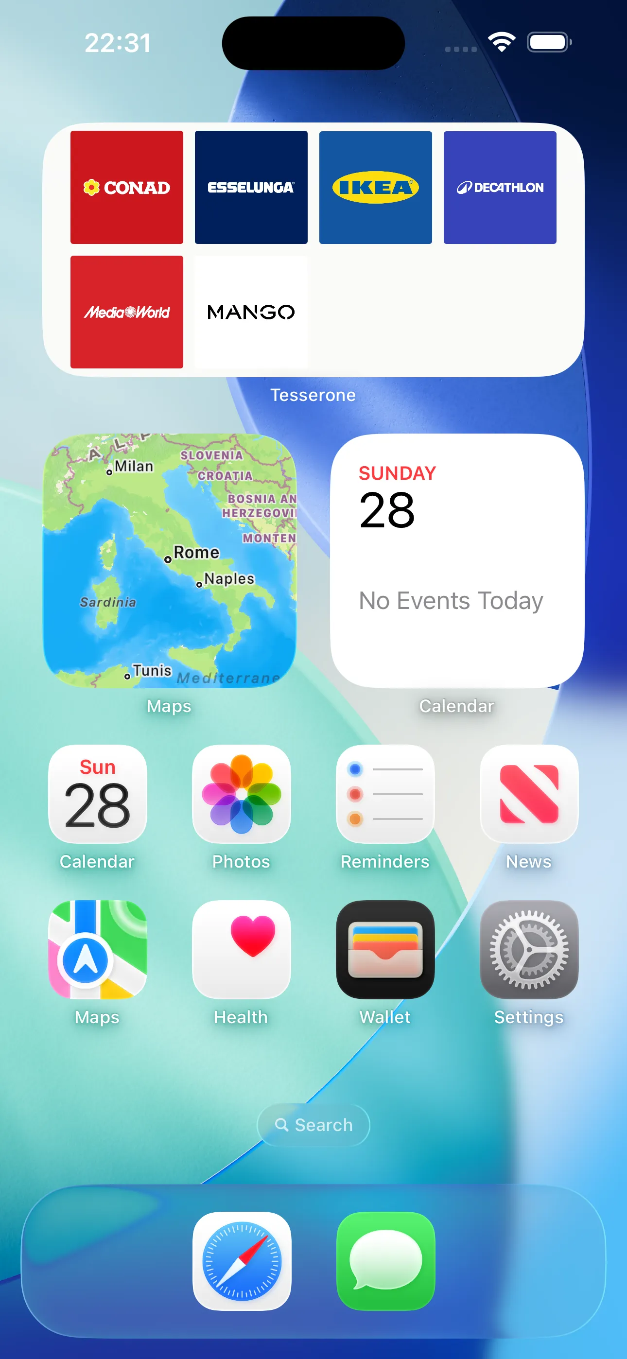 Right on your home screen